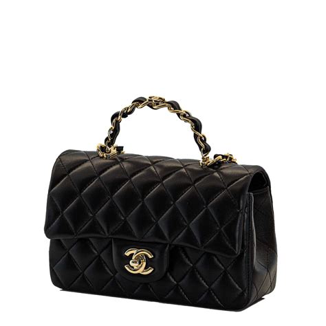 chanel mini top handle what fits